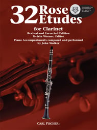 32 ROSE ETUDES CLARINET Book with Online Media Access cover Thumbnail